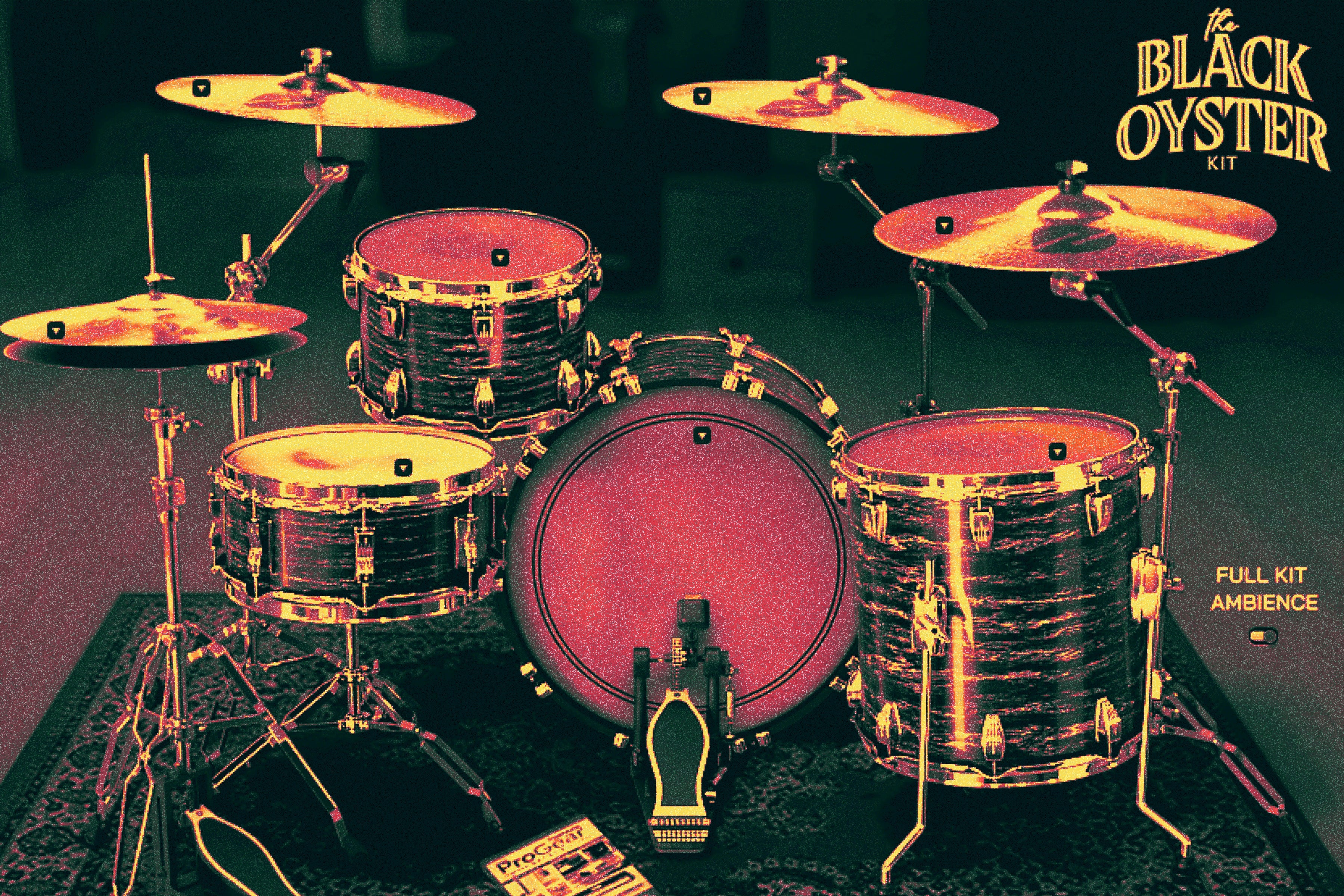 The Black Oyster Drum Kit Mixed by Darrell Thorp - Kontakt Edition